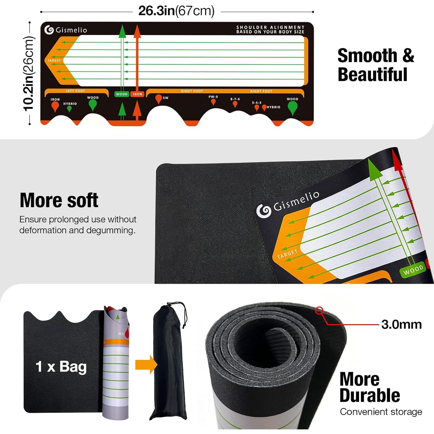 Alfombra de Entrenamiento de Golf Gismelio Lx-01a Plegable