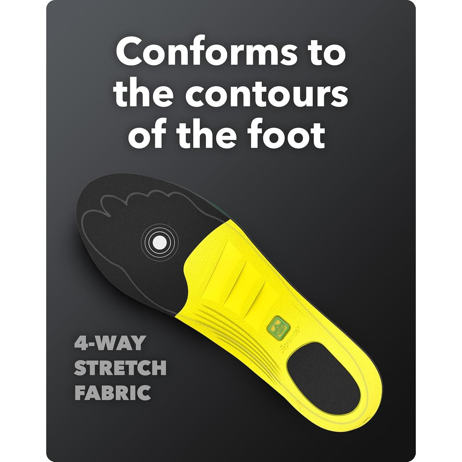 Plantillas Spenco Polysorb Cross Trainer Amortiguación 11-12.5