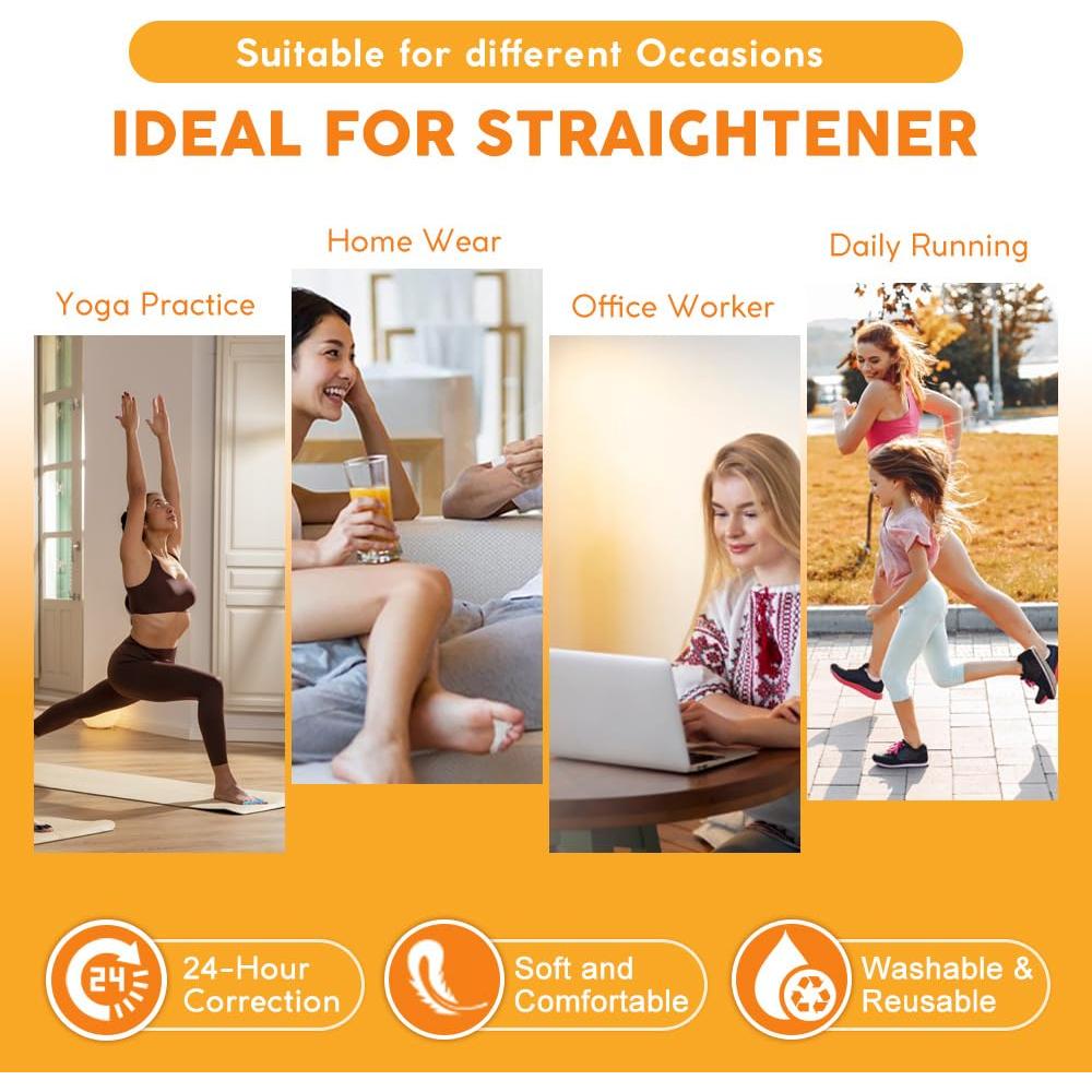 Separador de Dedos de Silicona WERNOKLE - Alivio Juanetes y Dedo en Martillo - 1 Par Ajustable Azul