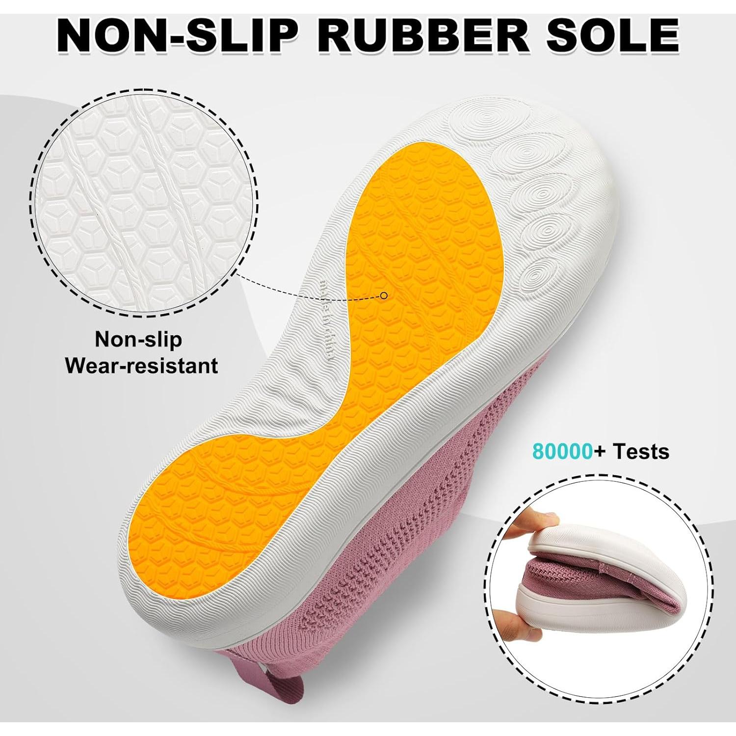 Zapatos Minimalistas JOINFREE Mujer 7 Ancho Púrpura Transpirables