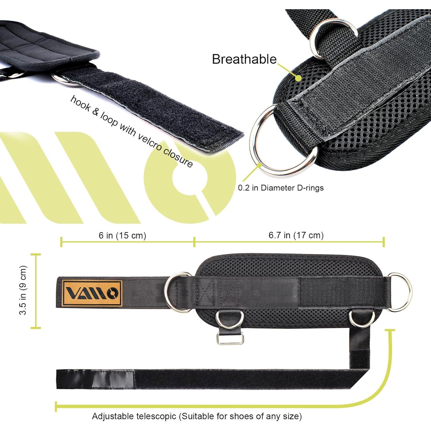 Correas de Tobillo VAIIO Ajustables de Neopreno para Ejercicio