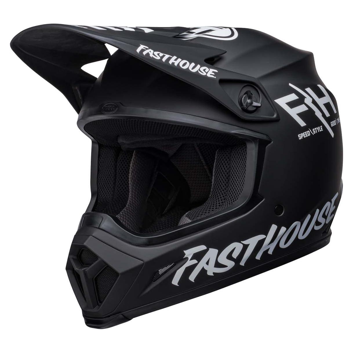 Casco de Motocross BELL MX-9 MIPS XX-Large Negro/Blanco