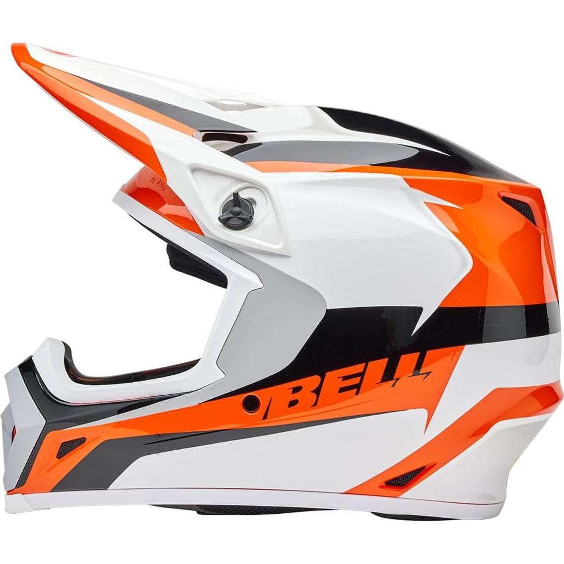 Casco de Motocross BELL MX-9 MIPS Naranja Brillante Mediano