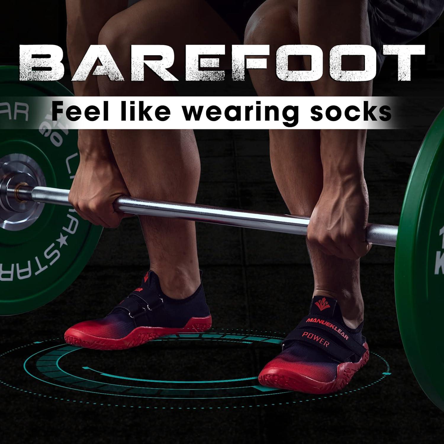 Zapatillas de Levantamiento de Pesas MANUEKLEAR Rojo Gradiente 9