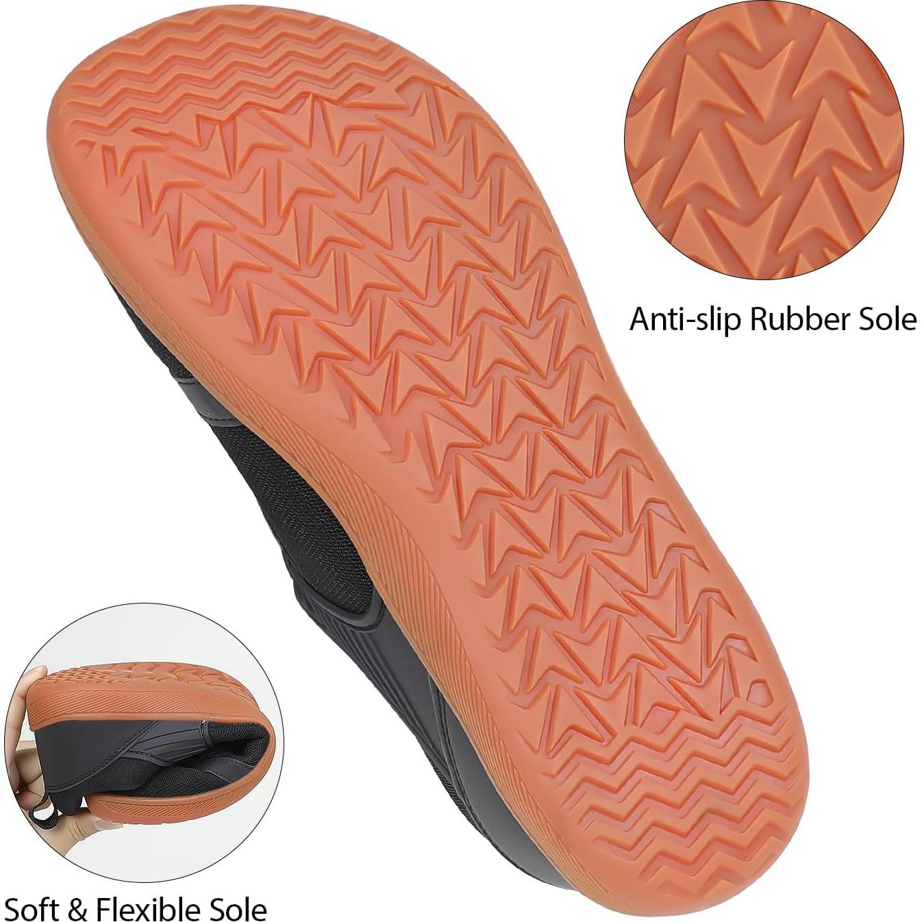 Zapatos Barefoot MeXYZ Unisex Minimalistas Suela Cero Negro