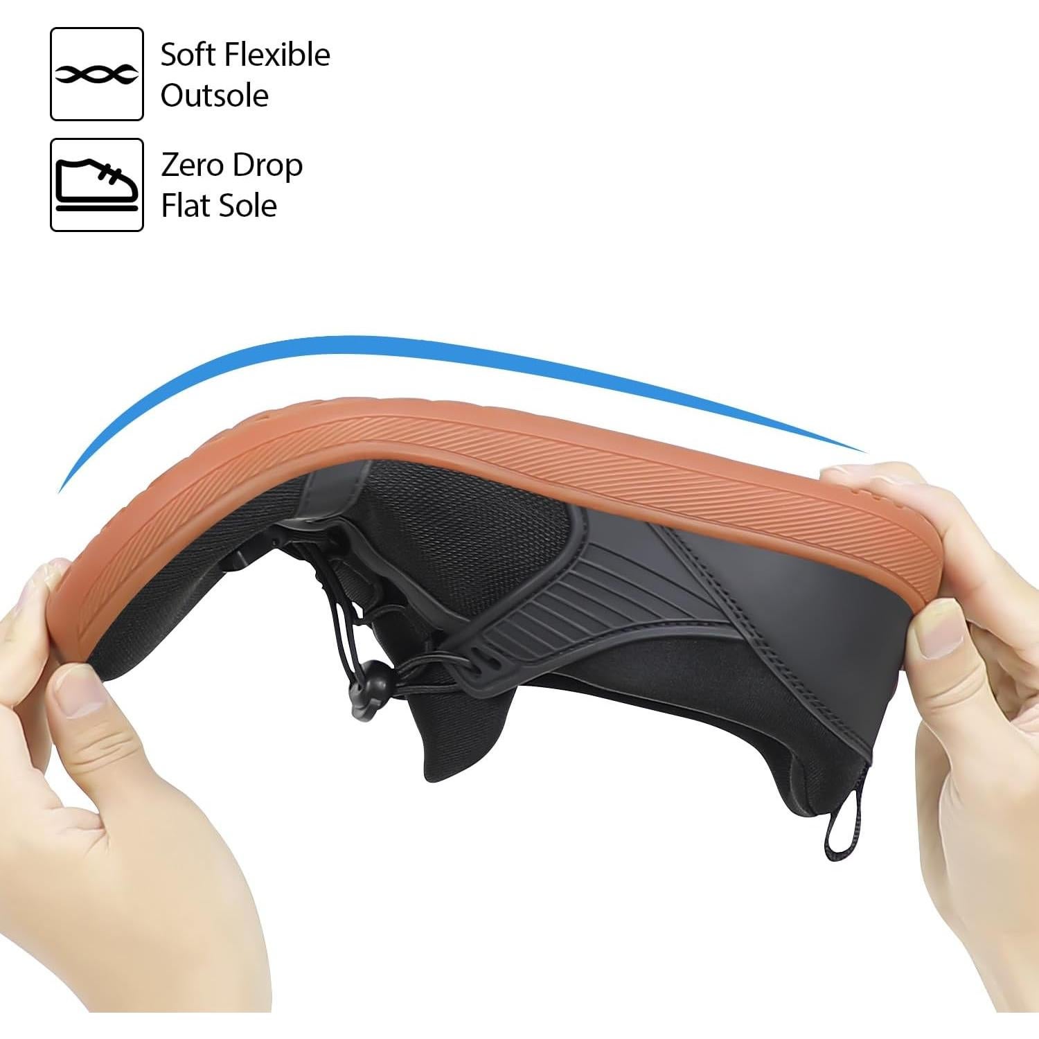 Zapatos Barefoot MeXYZ Unisex Minimalistas Suela Cero Negro