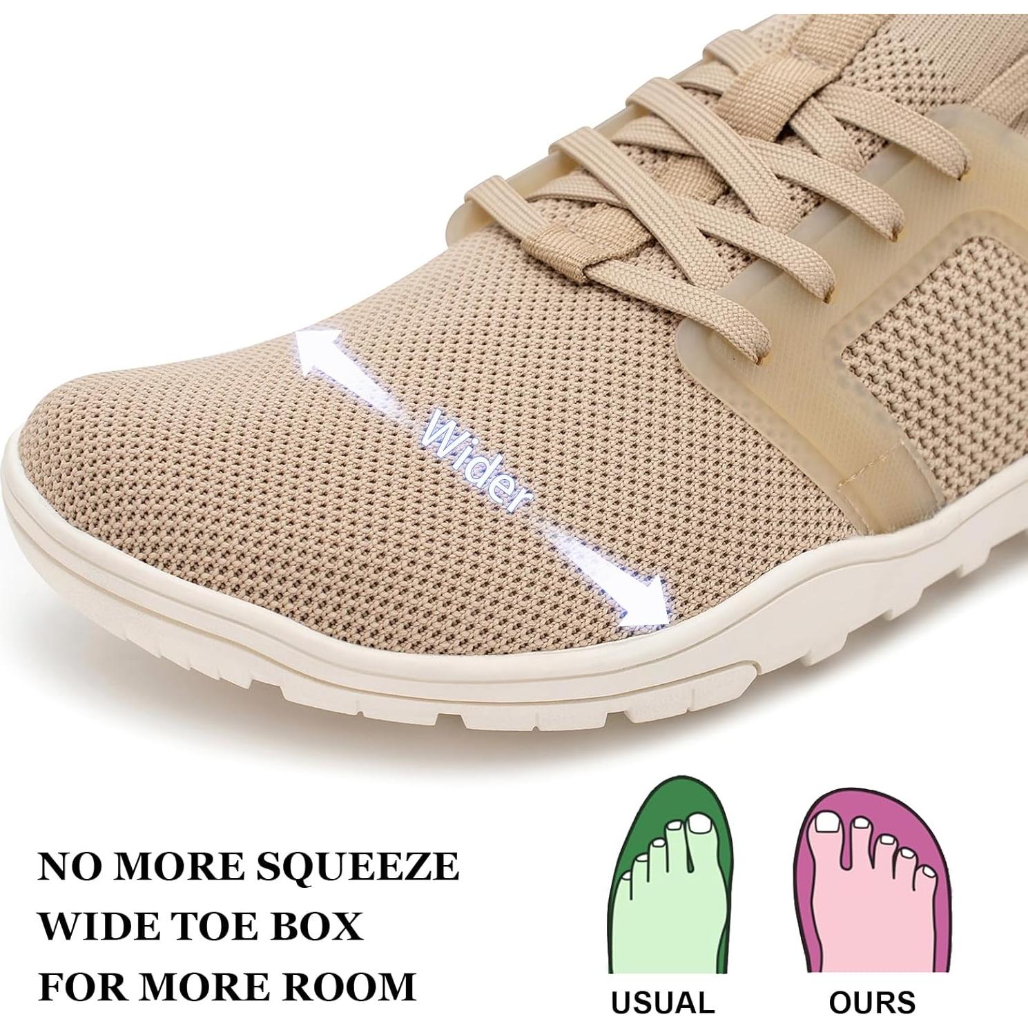 Zapatos de Correr Barefoot Pulltop WT-006 para Hombres - Suela Cero