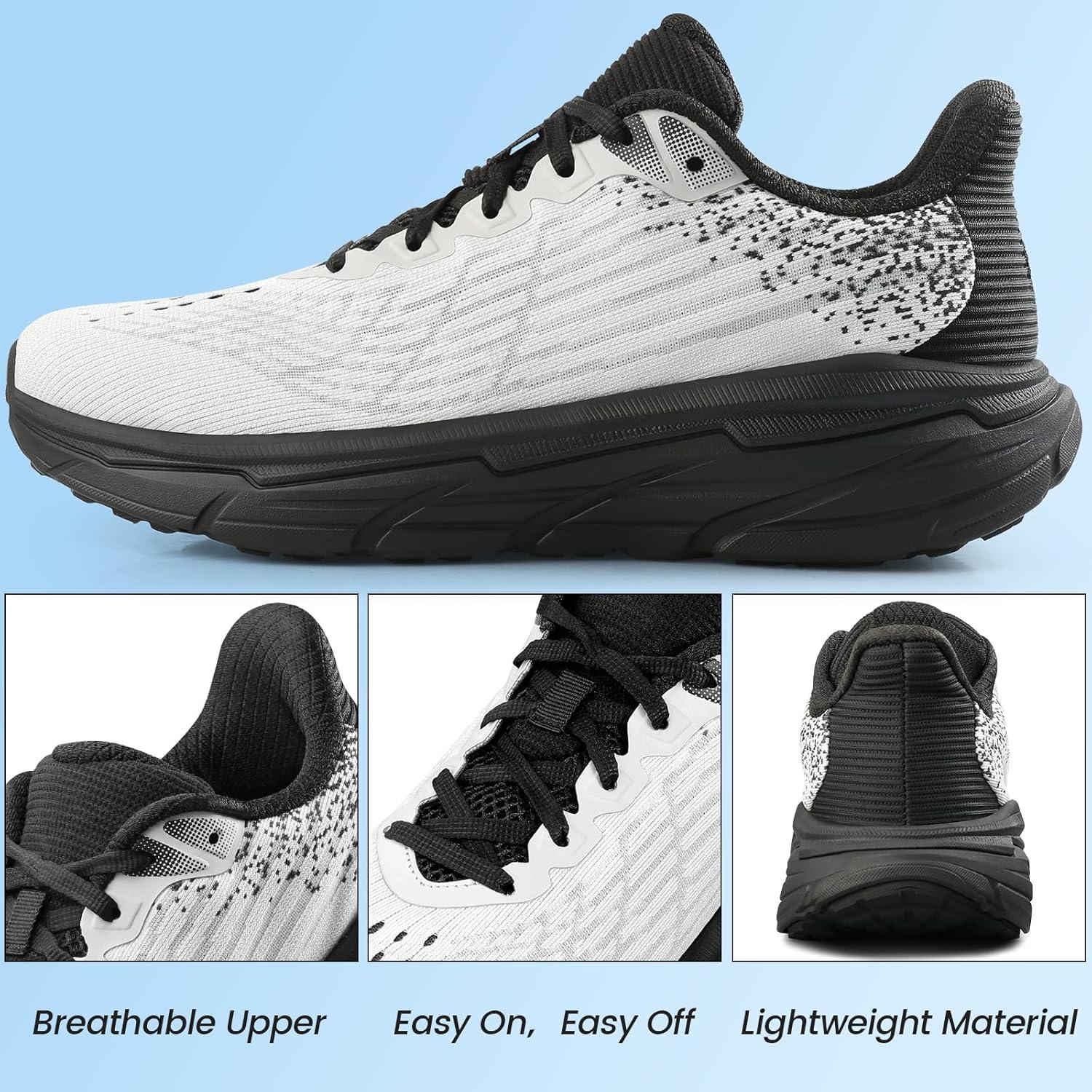 Zapatos de Caminar para Mujeres LBTPK Sin Cordones 8 Gris Oscuro