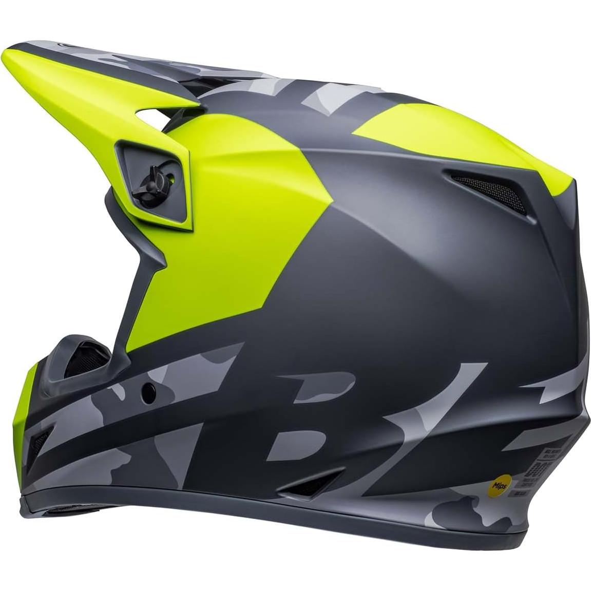 Casco de Motocross BELL MX-9 MIPS XX-Large Hi-vis/Camo