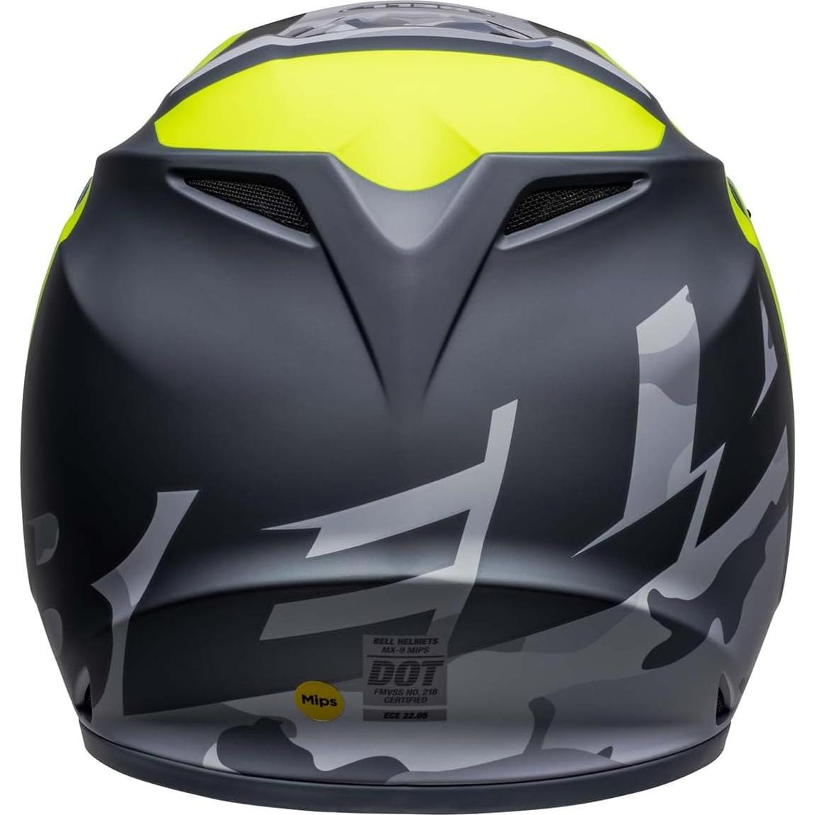 Casco de Motocross BELL MX-9 MIPS XX-Large Hi-vis/Camo