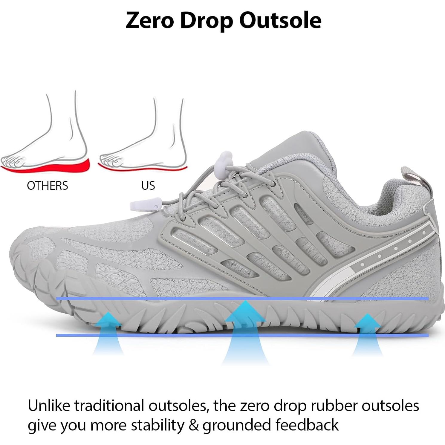 Zapatos Barefoot MeXYZ Mujeres 27x15cm Antideslizantes