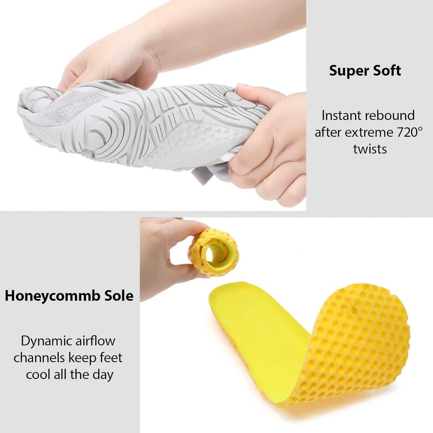 Zapatos Barefoot MeXYZ Mujeres 27x15cm Antideslizantes