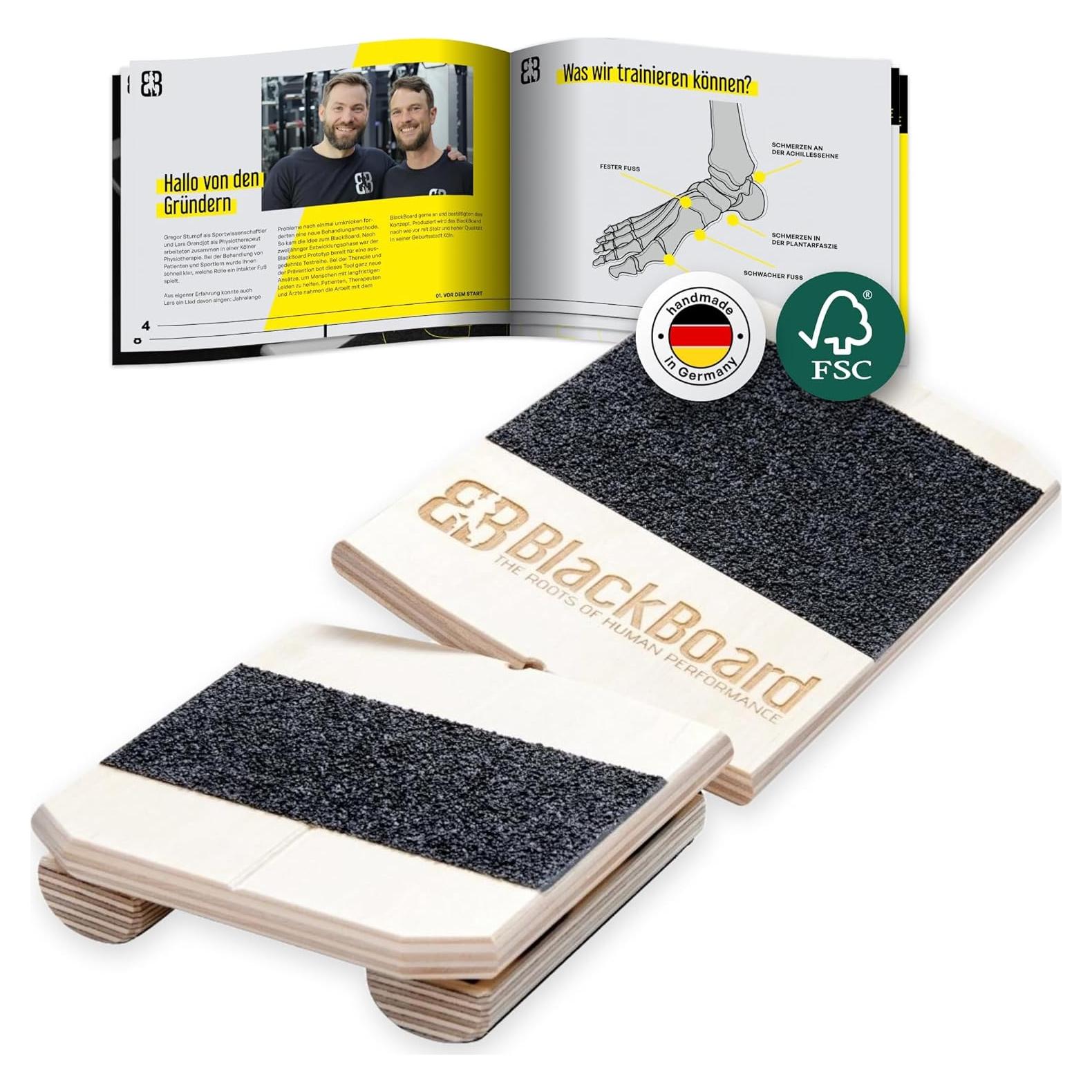 Entrenador de Pies Blackboard - Tabla de Equilibrio 24.1x17.7cm