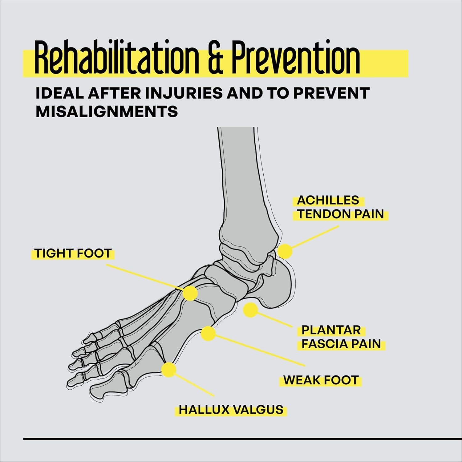 Entrenador de Pies Blackboard - Tabla de Equilibrio 24.1x17.7cm