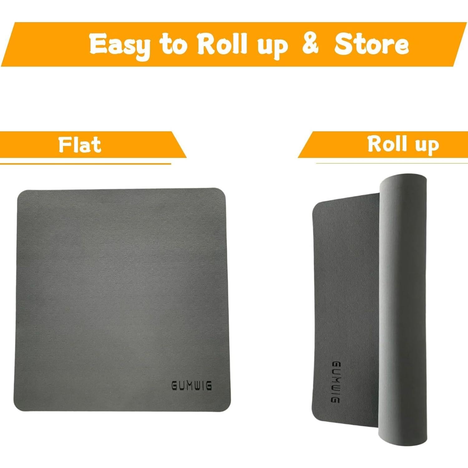 Alfombrilla Antideslizante GUMWIG para Máquina Elíptica 45.72x44.45cm