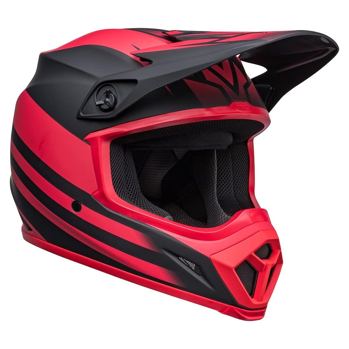 Casco de Motocross BELL MX-9 MIPS Negro/Rojo 2.22 kg