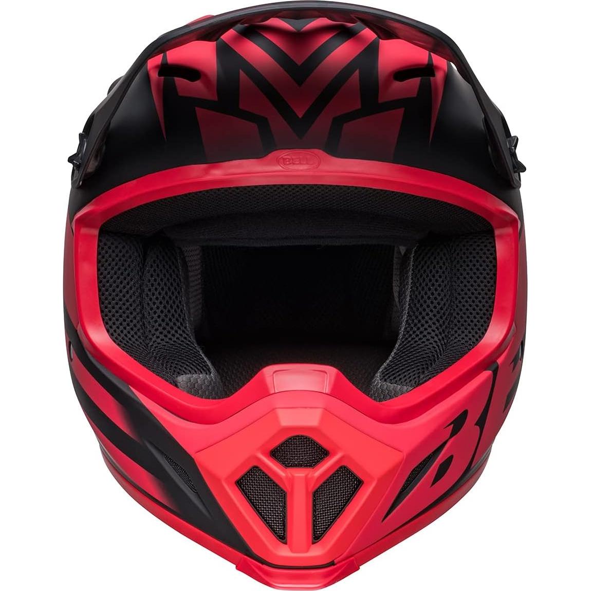 Casco de Motocross BELL MX-9 MIPS Negro/Rojo 2.22 kg