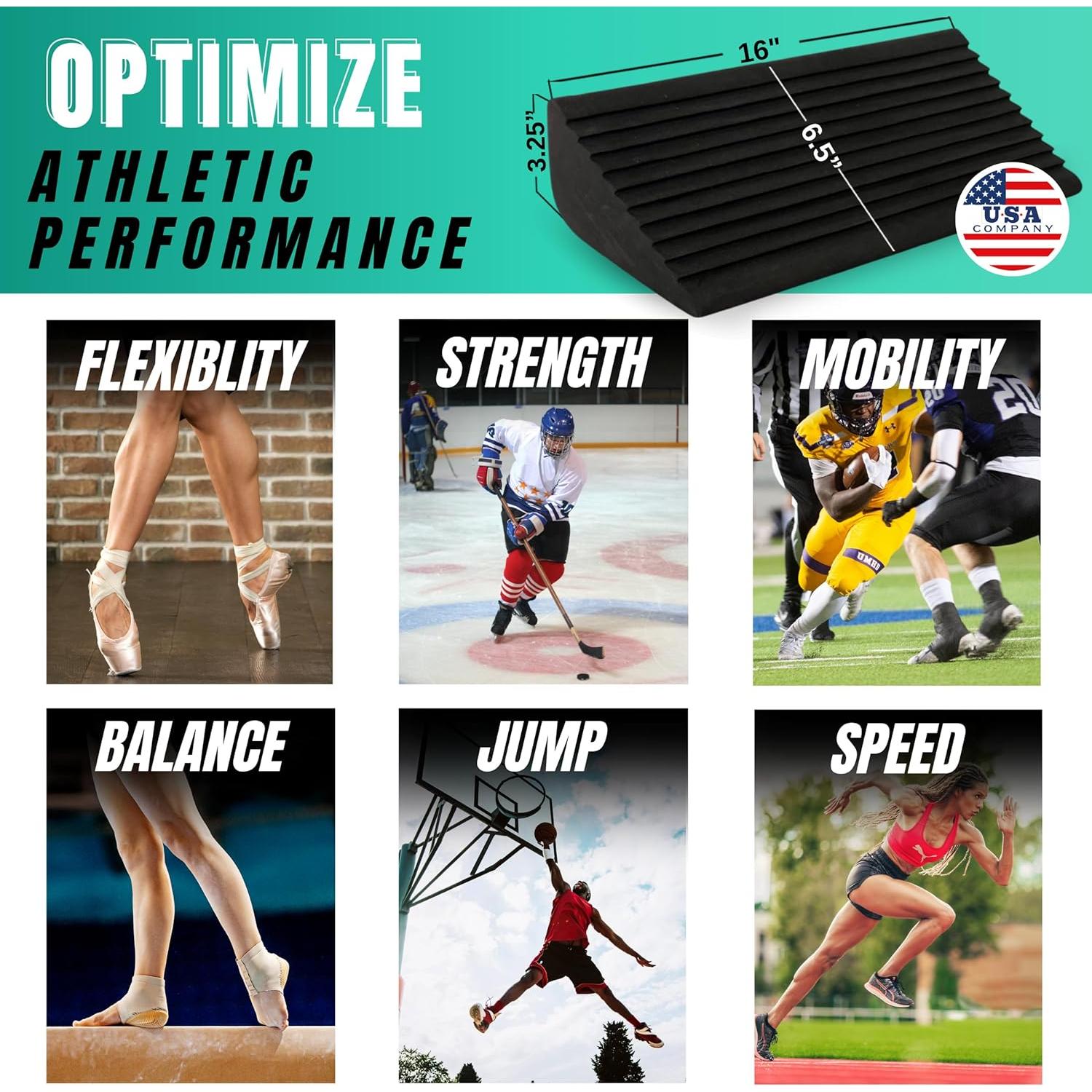 Tablero Inclinado FISTA para Estiramiento de Pantorrillas 40.6cm