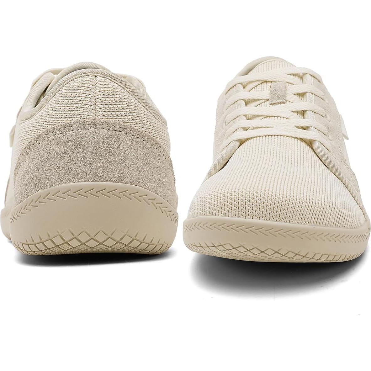 Zapatos Barefoot VNANV para Mujeres, Punta Ancha, Suela Cero