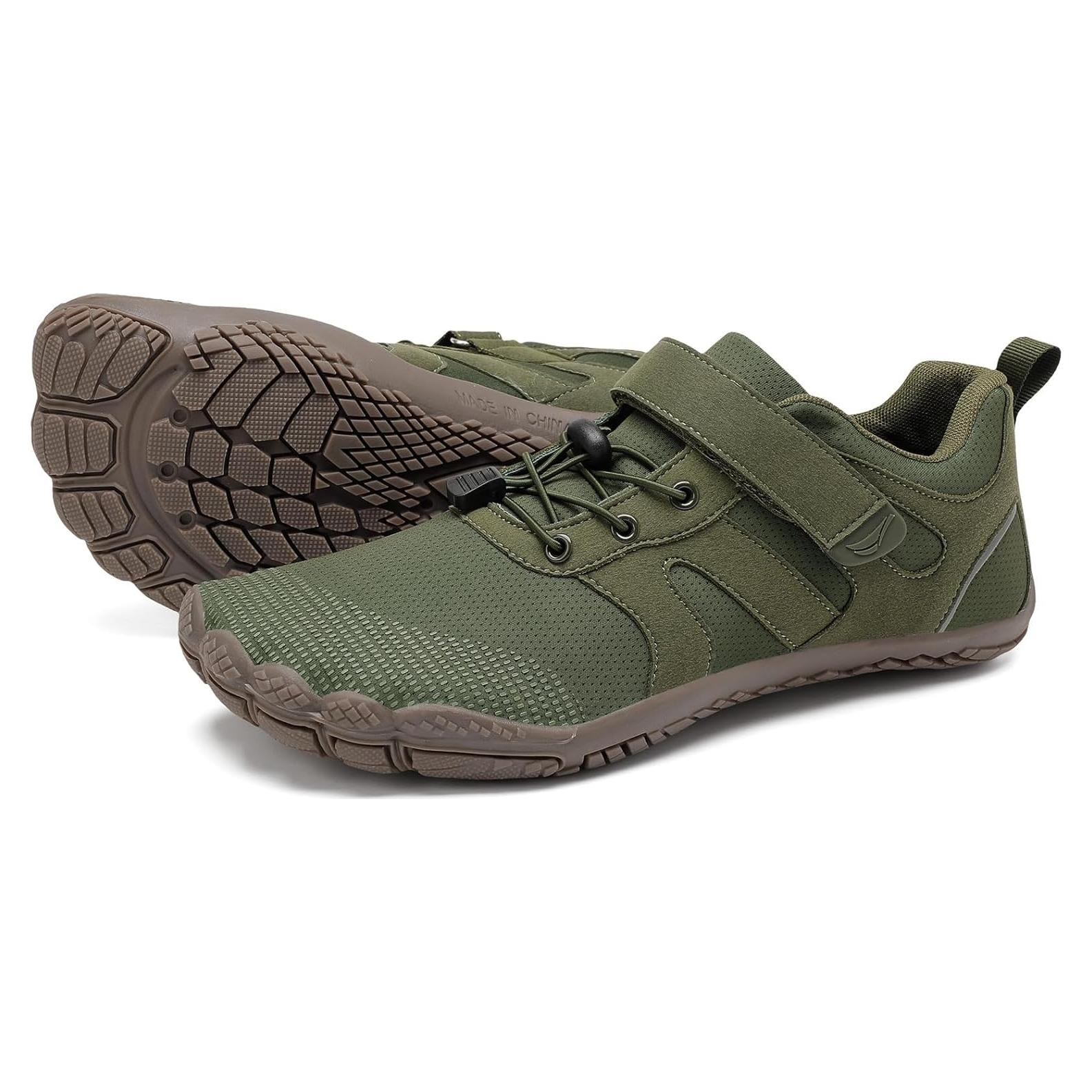 Zapatos Barefoot Grand Attack Hombre 9.5 Ancho Verde Ejercito