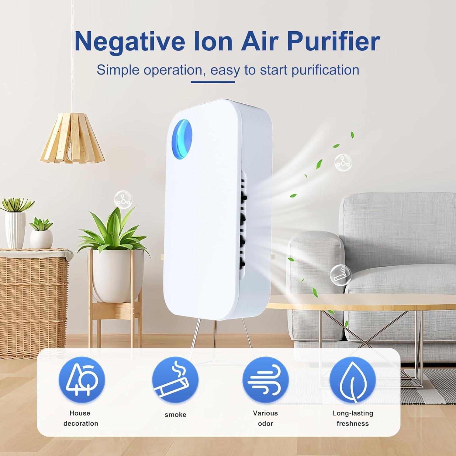 Purificador de aire iónico portátil Dd-JHQ 2025, 4 salidas