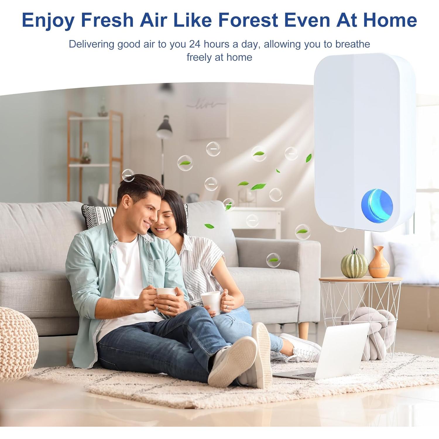 Purificador de aire iónico portátil Dd-JHQ 2025, 4 salidas