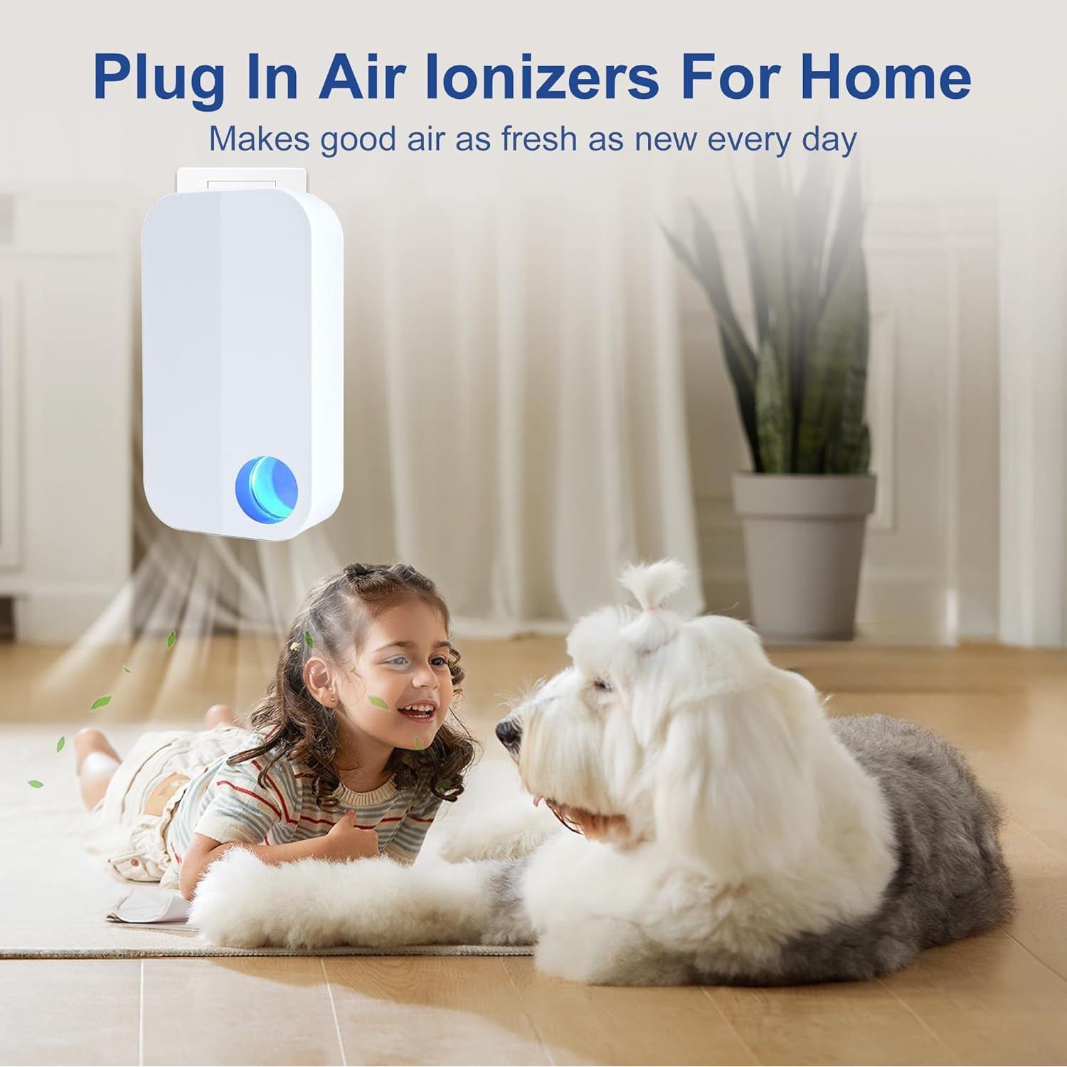 Purificador de aire iónico portátil Dd-JHQ 2025, 4 salidas