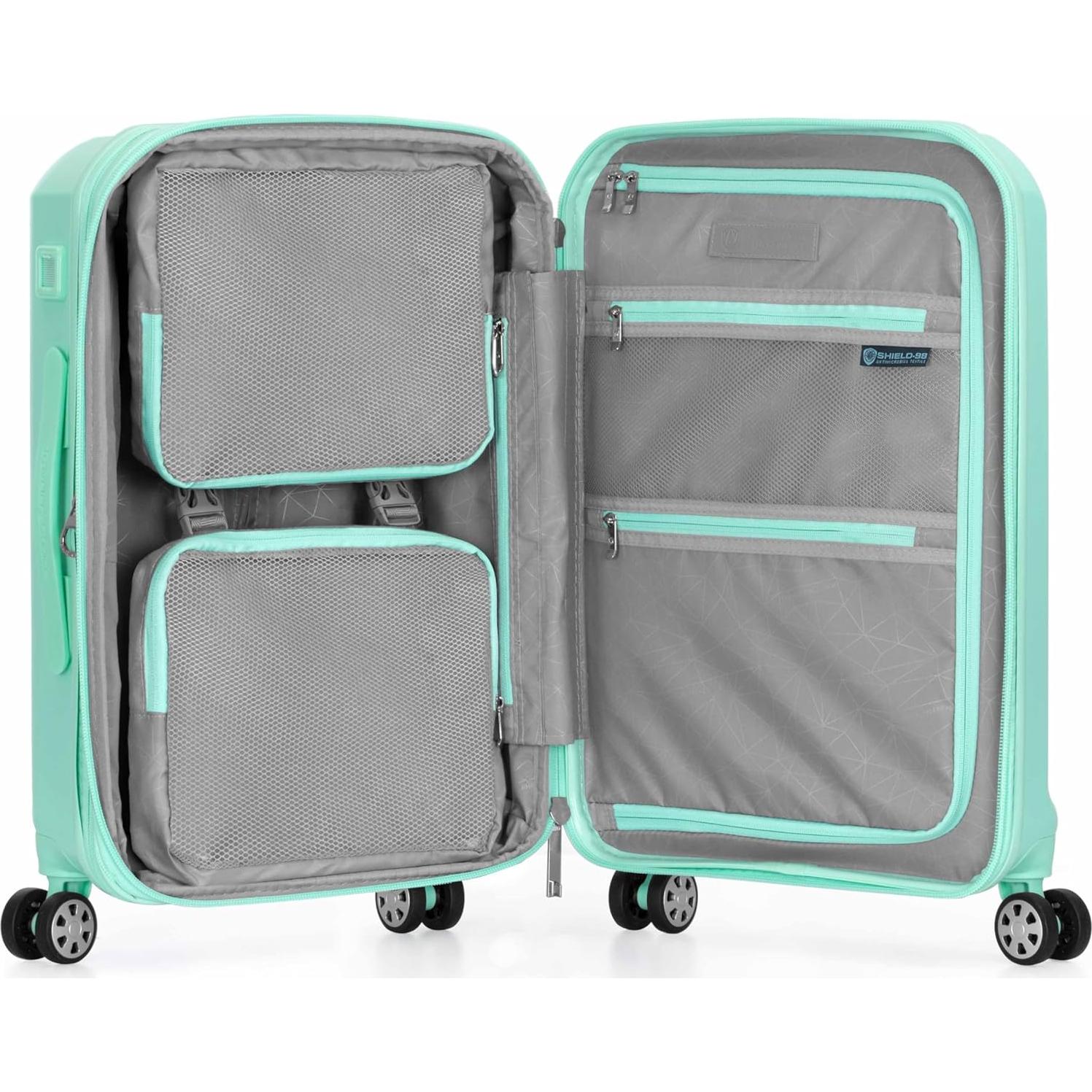 Maleta Expandible de Mano Traveler's Choice 22" Verde Menta