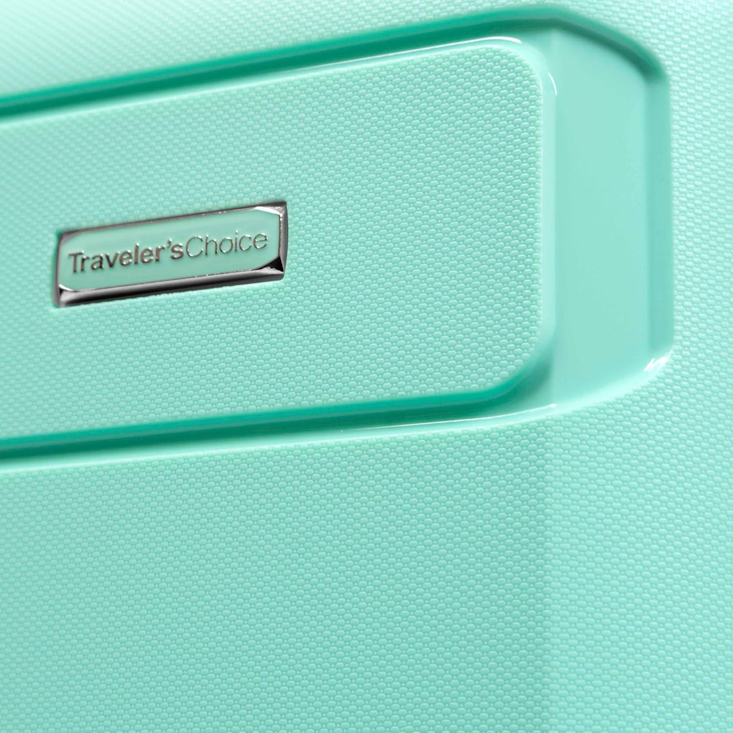 Maleta Expandible de Mano Traveler's Choice 22" Verde Menta