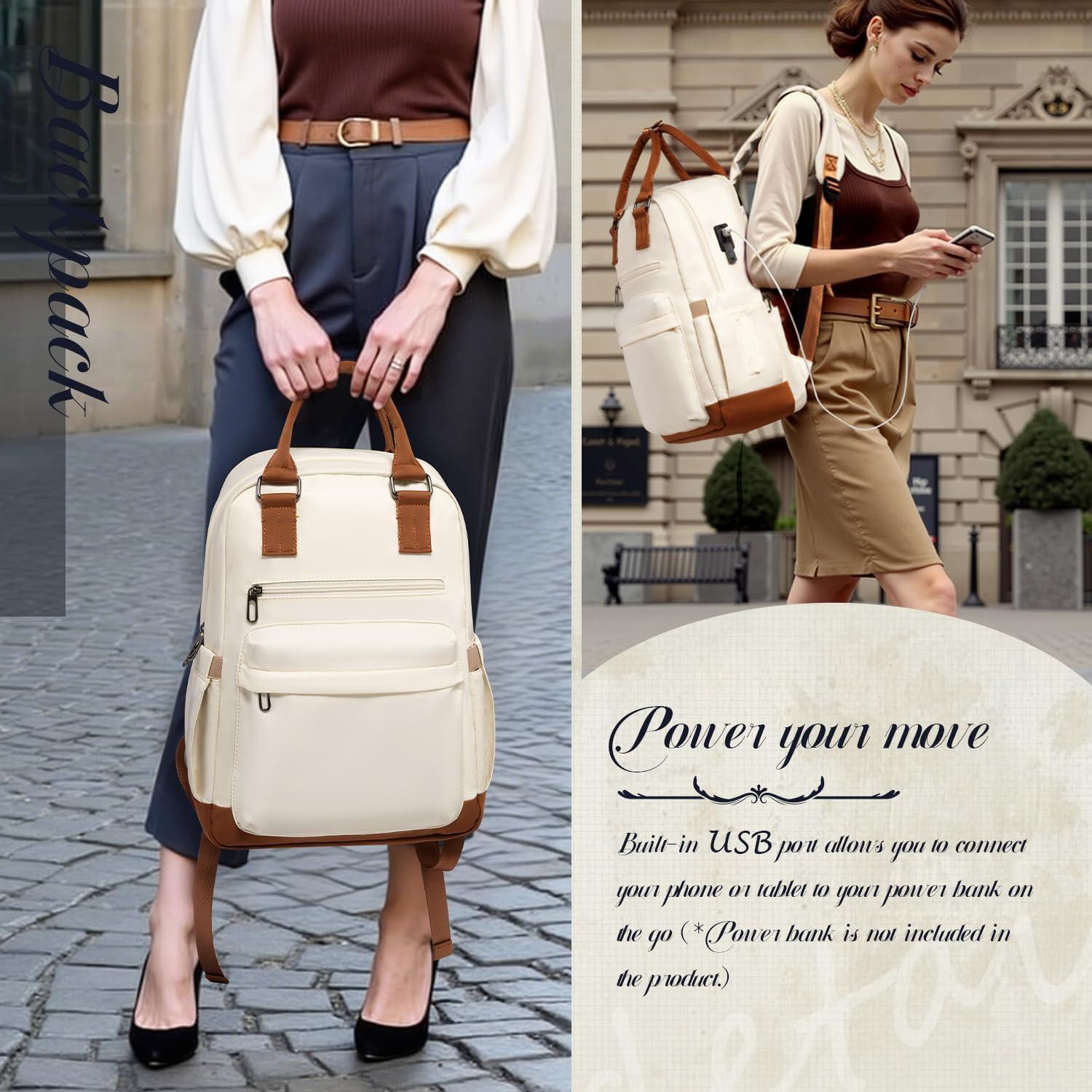 Conjunto de Maletas Coolife 3 Piezas Equipaje Blanco