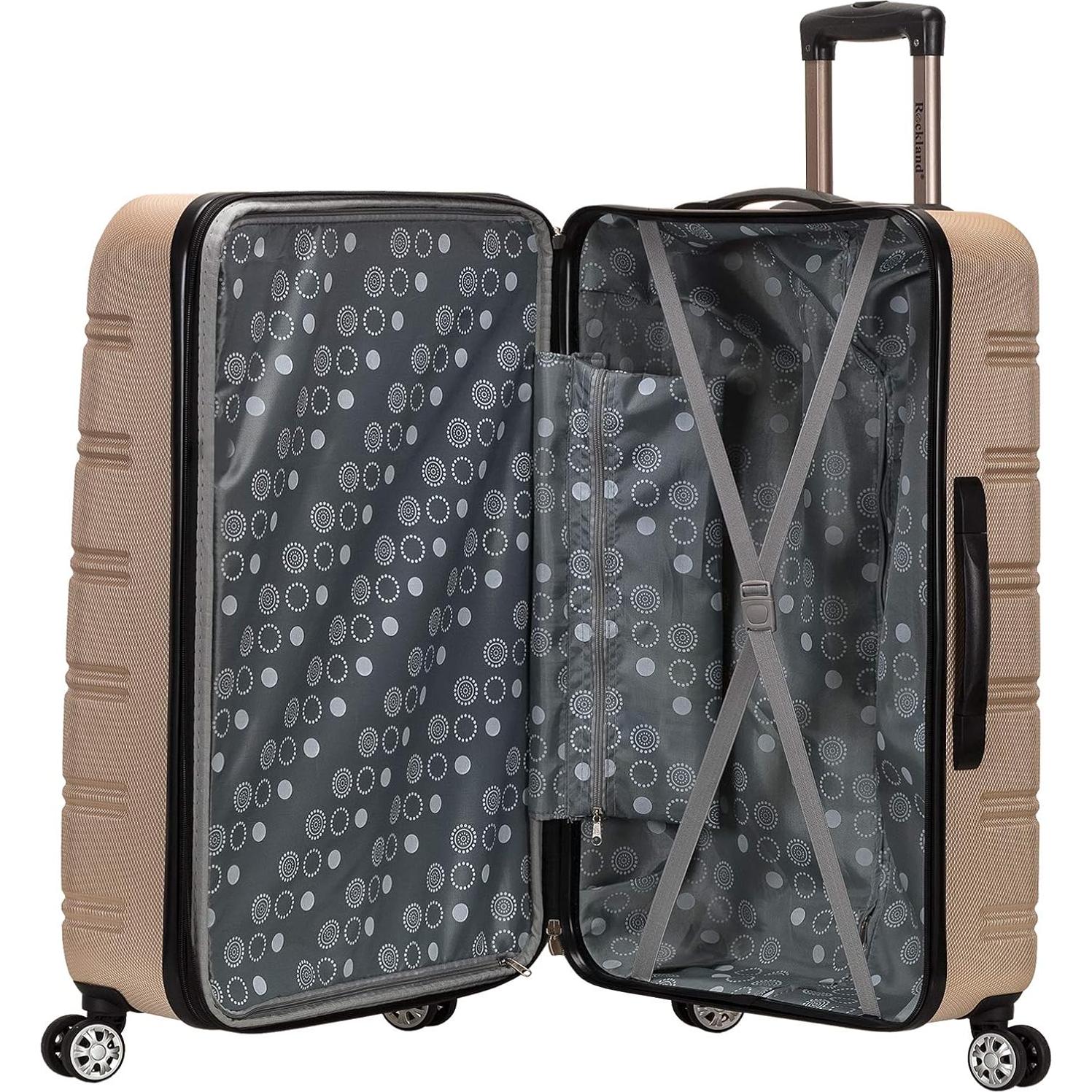 Conjunto de Equipaje Duro Expandible Rockland Melbourne 3 Piezas