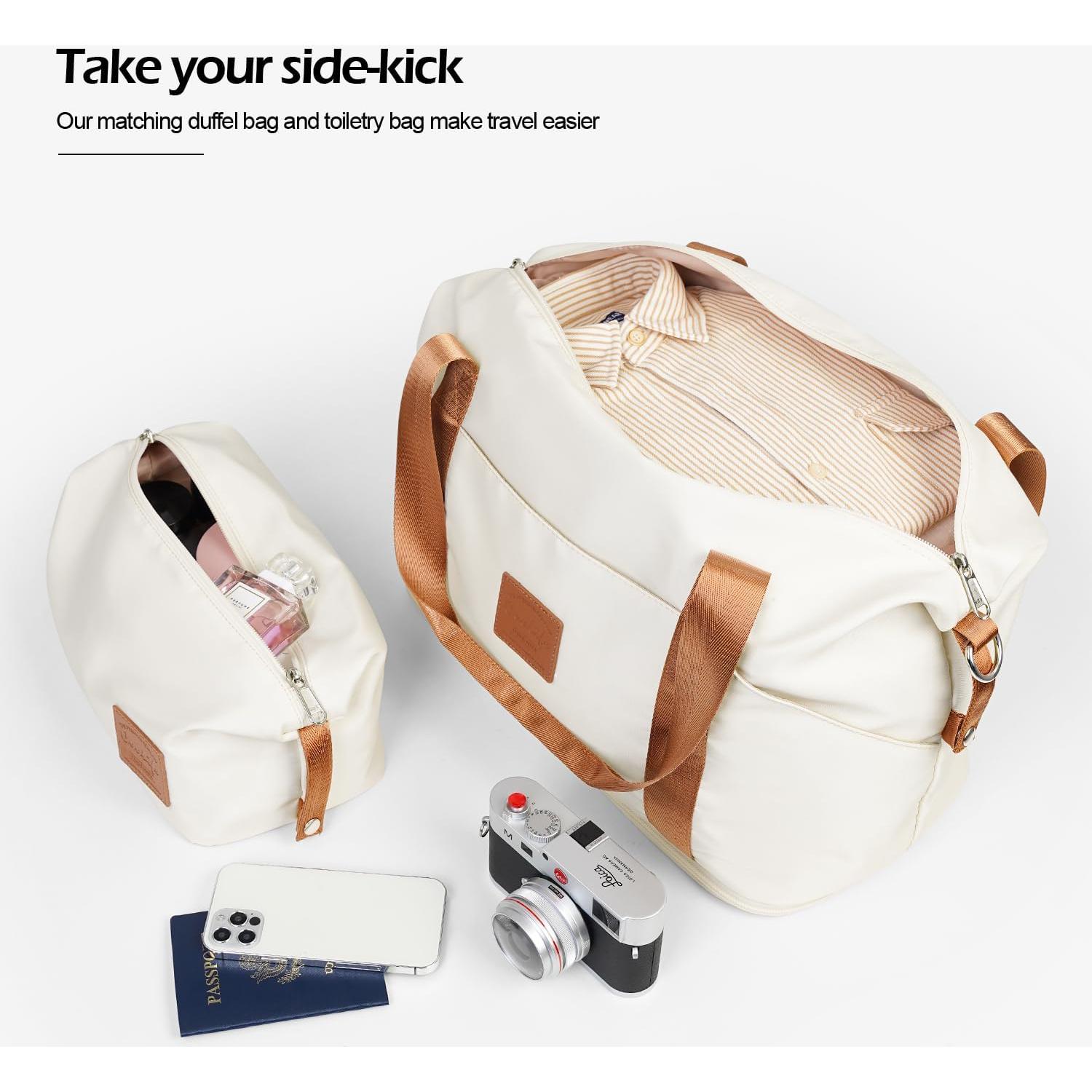 Conjunto de Equipaje Coolife 3 Piezas Maletas Duras Blanco