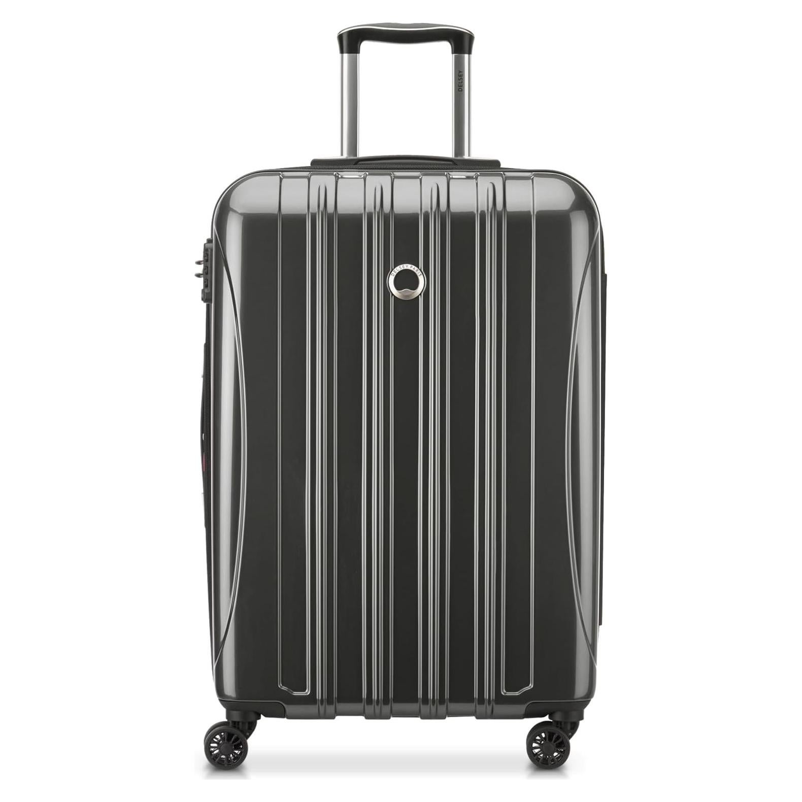 Maleta Delsey Helium Aero 24" Expandible Policarbonato Carbón