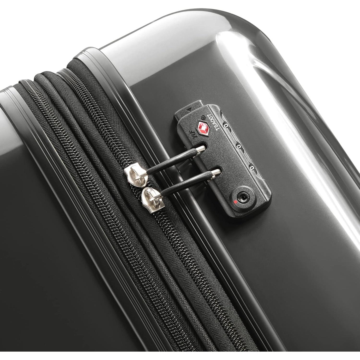 Maleta Delsey Helium Aero 24" Expandible Policarbonato Carbón