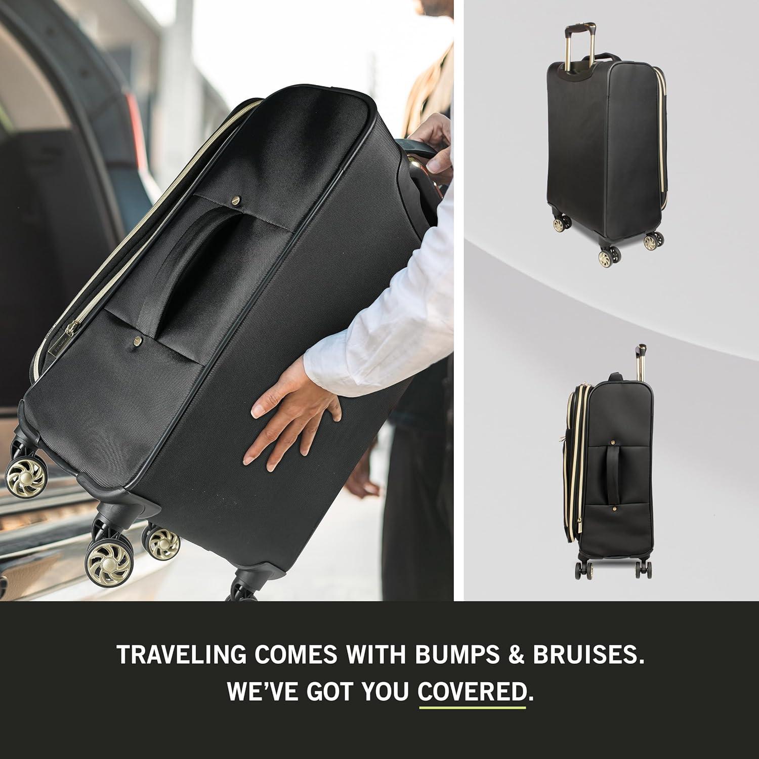 Maleta Kenneth Cole Reaction Chelsea 61 cm Negra Expandible