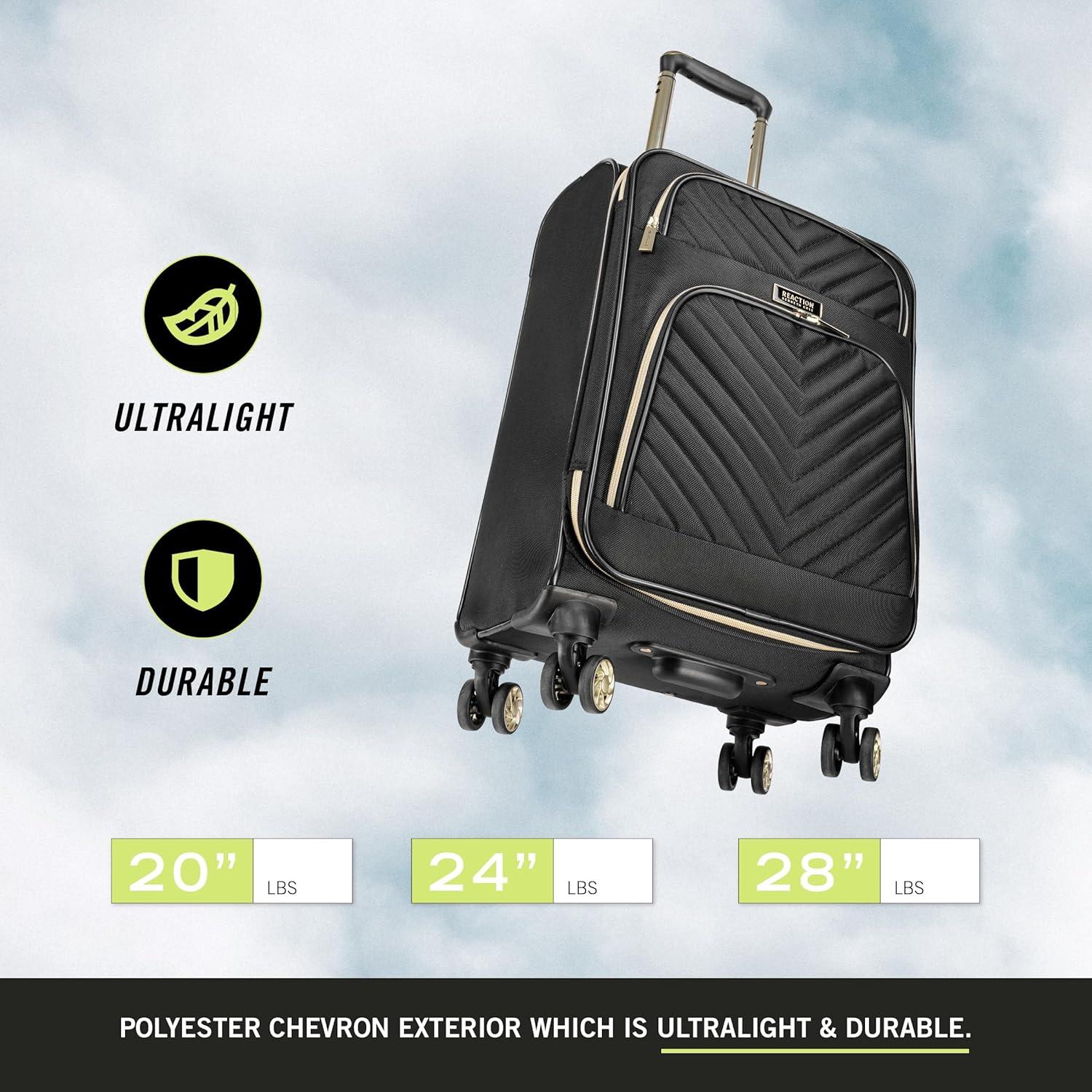 Maleta Kenneth Cole Reaction Chelsea 61 cm Negra Expandible