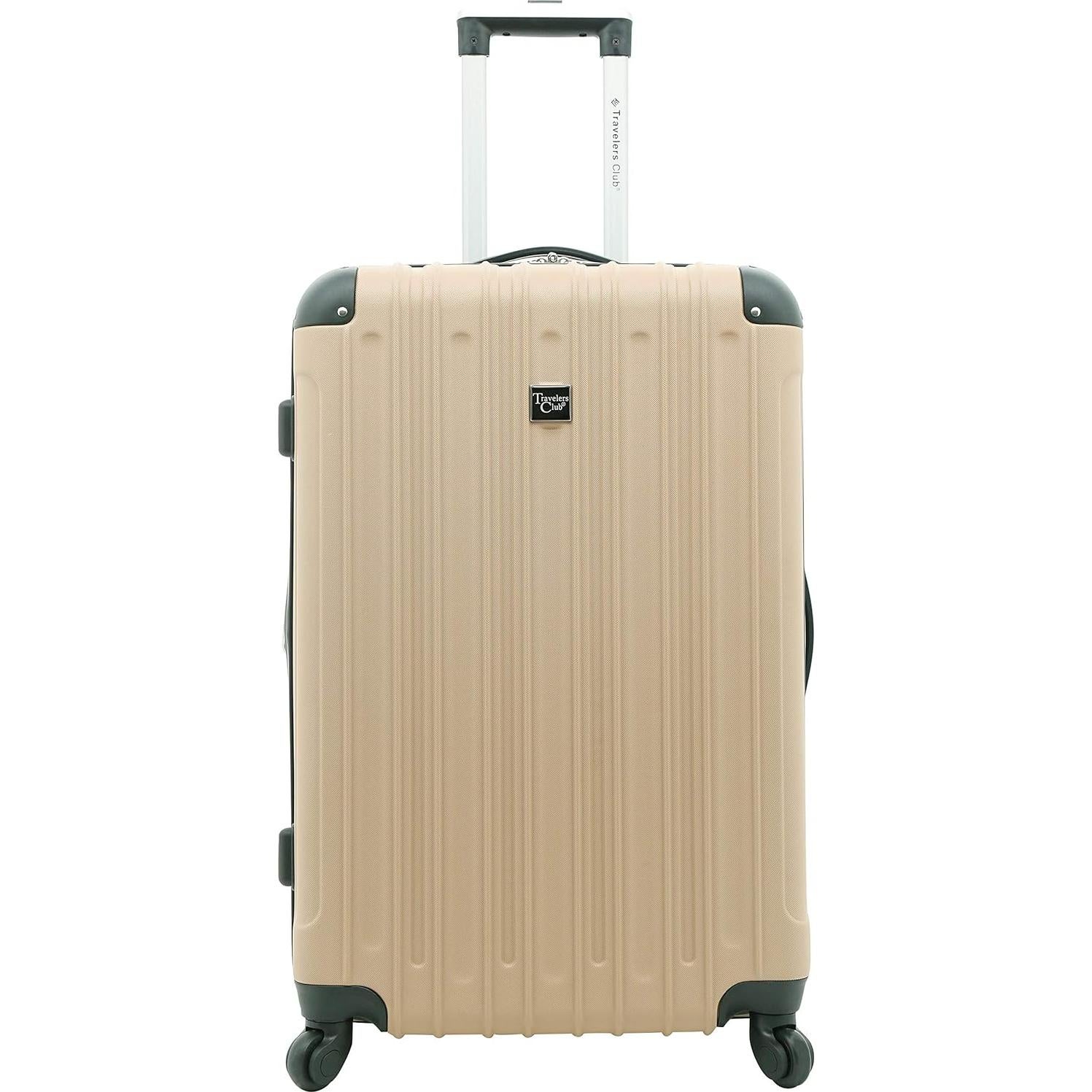 Midtown Hardside 4-Piece Luggage Travel Set, Tan