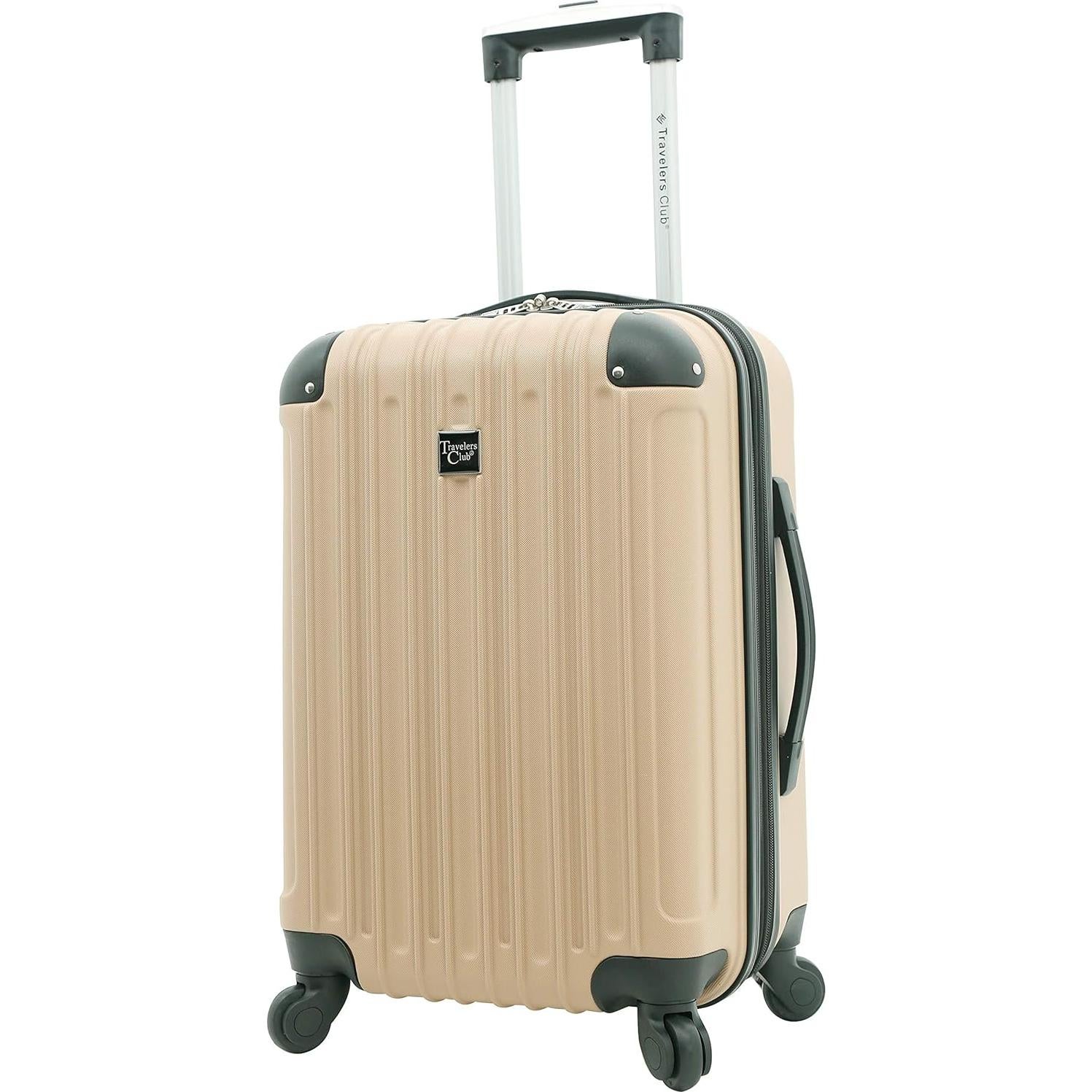 Midtown Hardside 4-Piece Luggage Travel Set, Tan