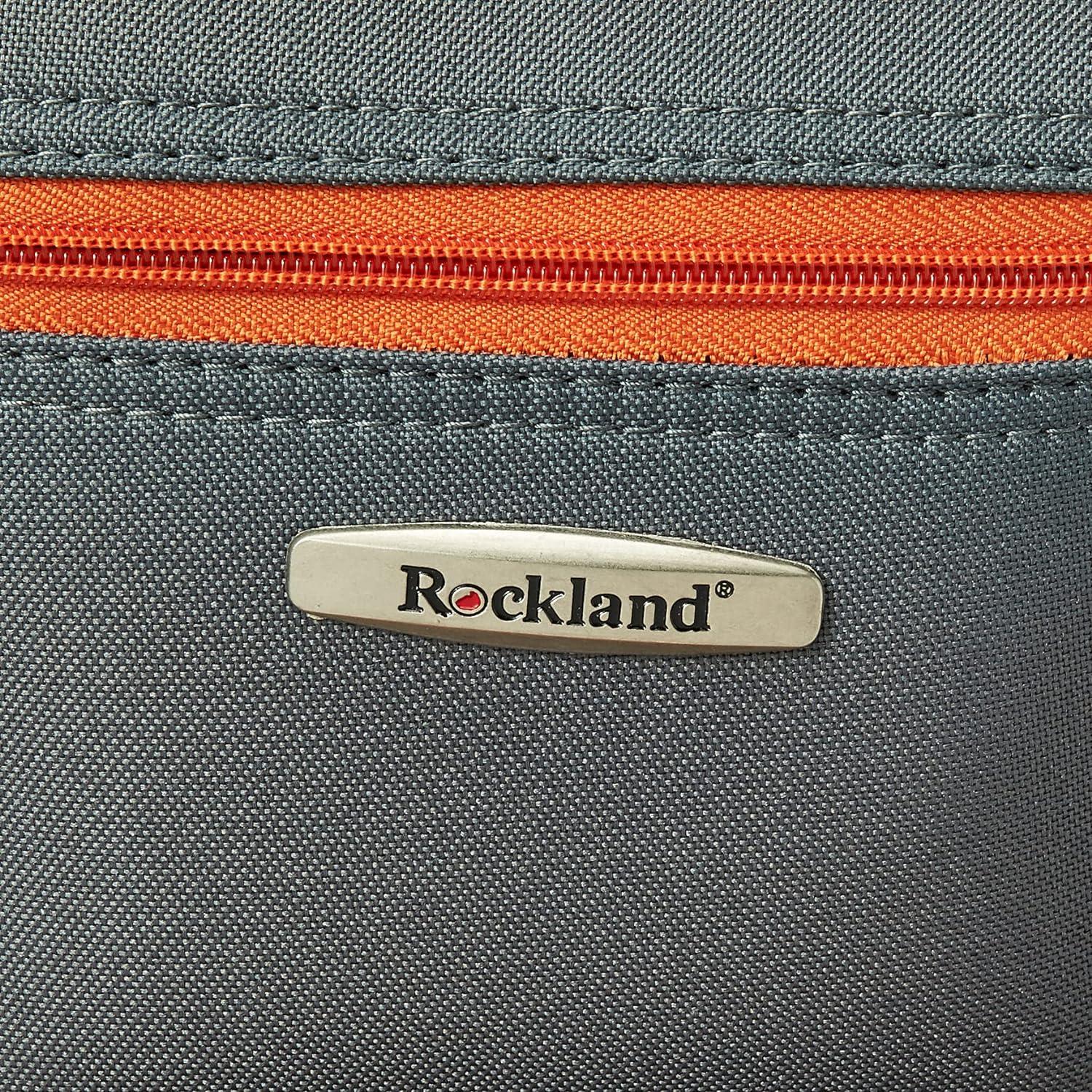 Fashion Expandable Softside Upright Luggage Set, Charcoal, 2-Piece (14/19)