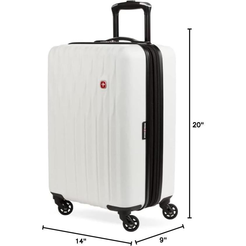 Equipaje Duro Expandible SwissGear 8018 20" Blanco 50.8 cm