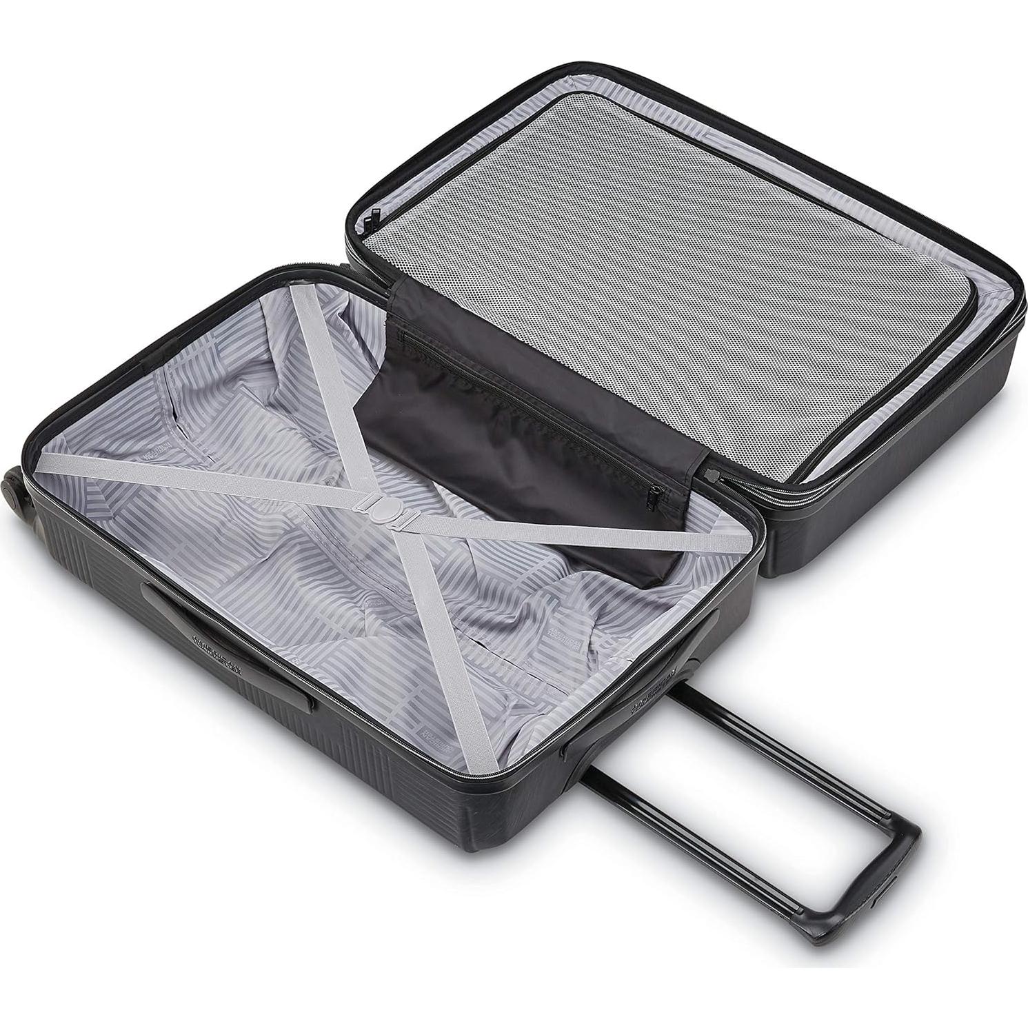 Maleta Dura Expandible American Tourister Stratum XLT 21.8L Negra