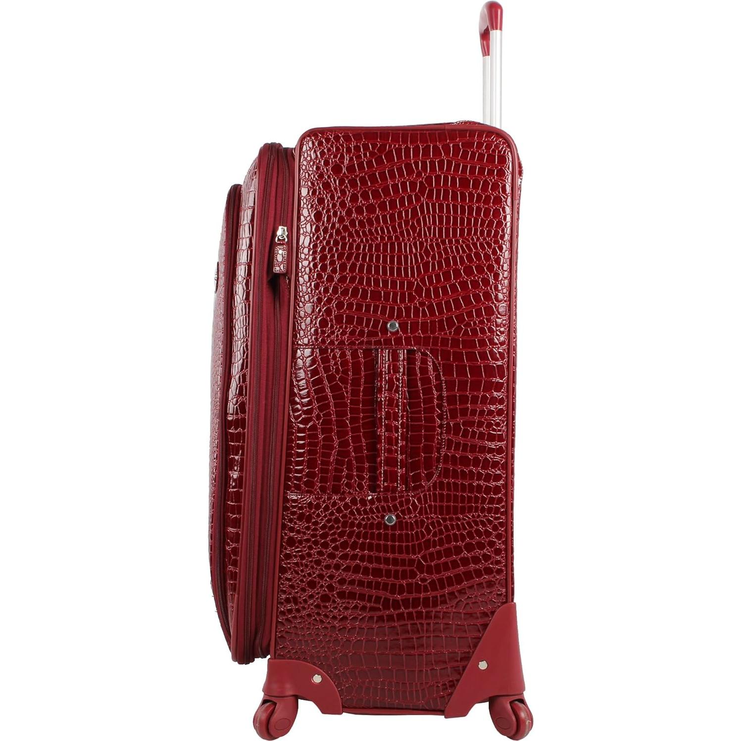 Maleta Expandible Kathy Van Zeeland 28" PVC Burgundy 90L