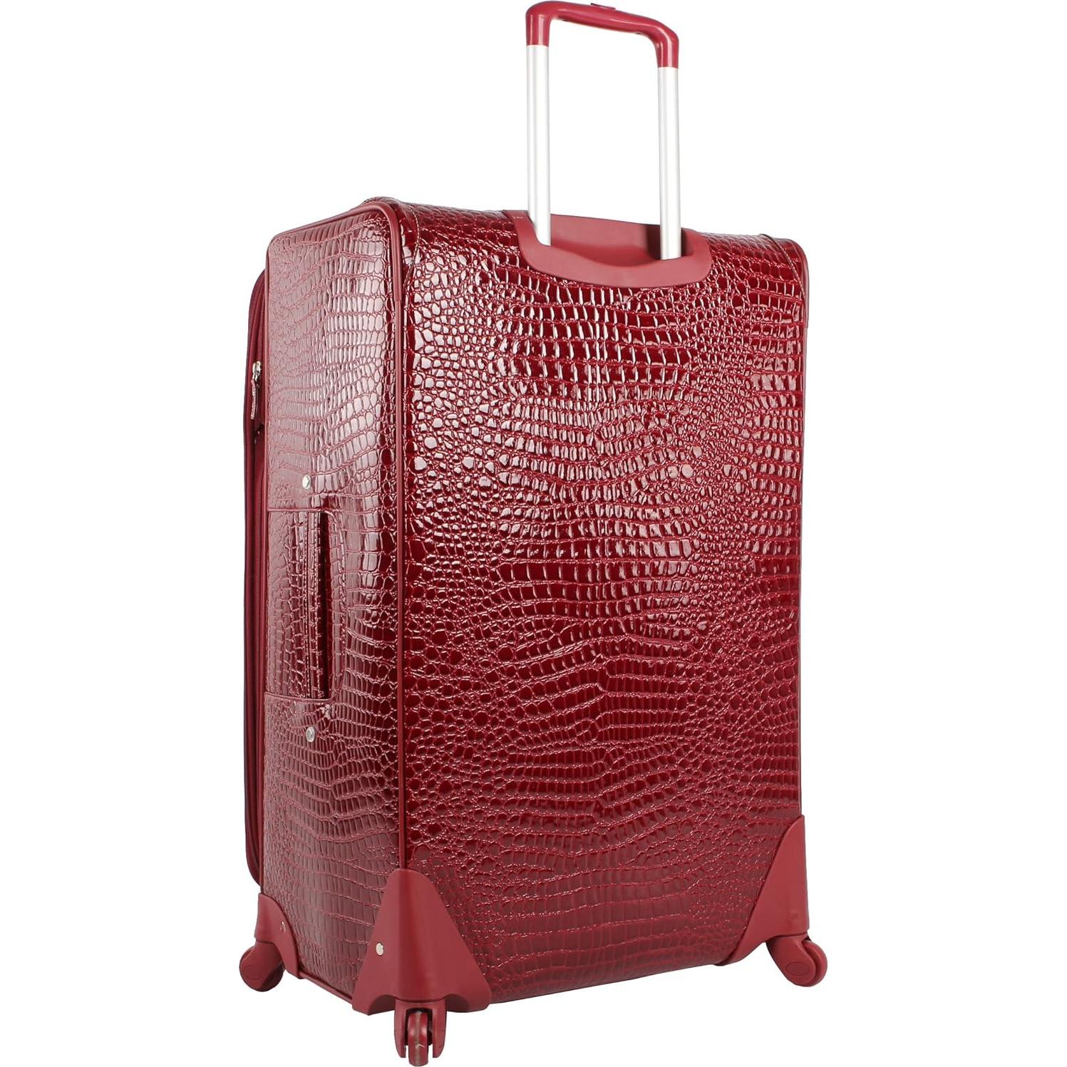 Maleta Expandible Kathy Van Zeeland 28" PVC Burgundy 90L