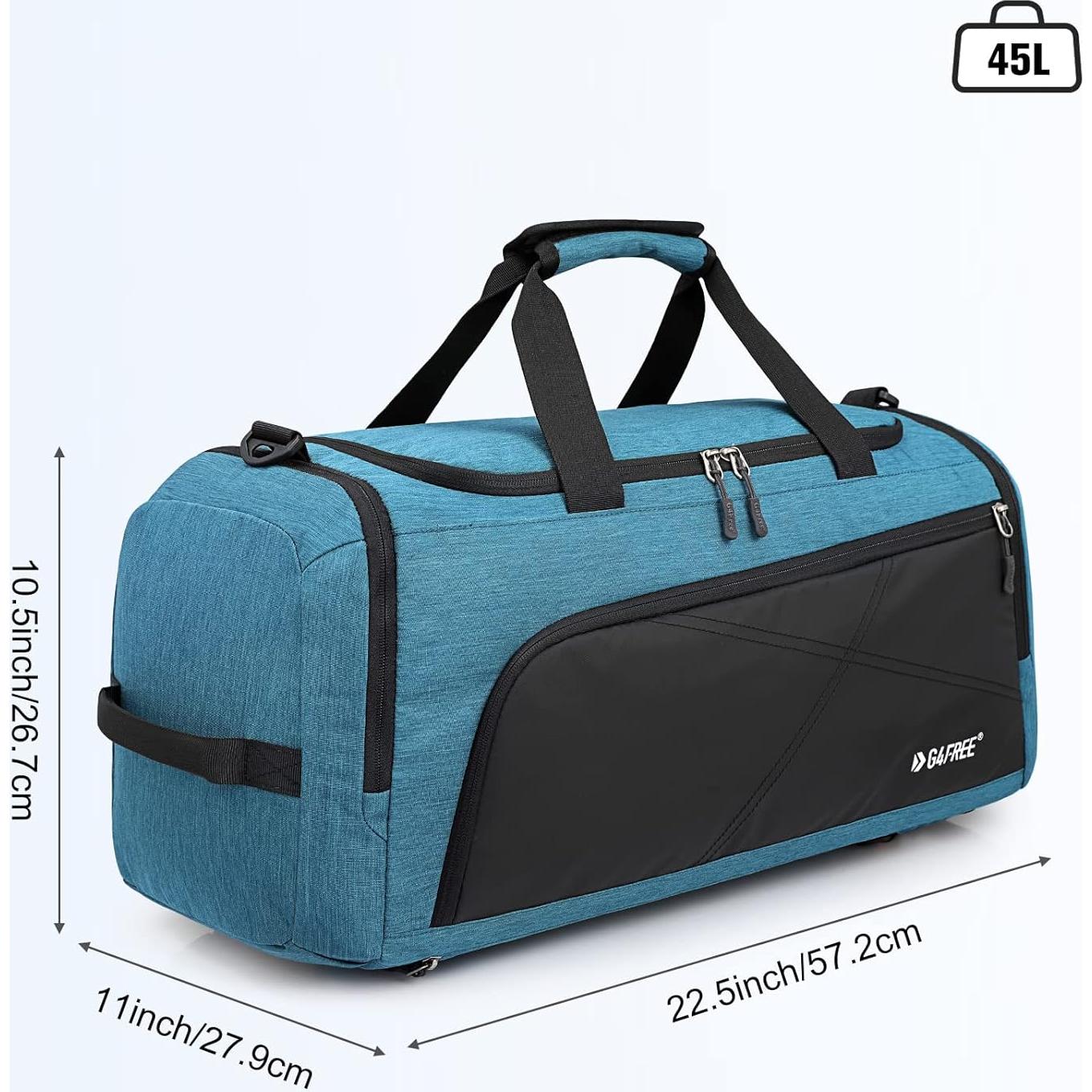 Bolsa de Gimnasio G4Free 45L 3-Vías con Compartimento Húmedo
