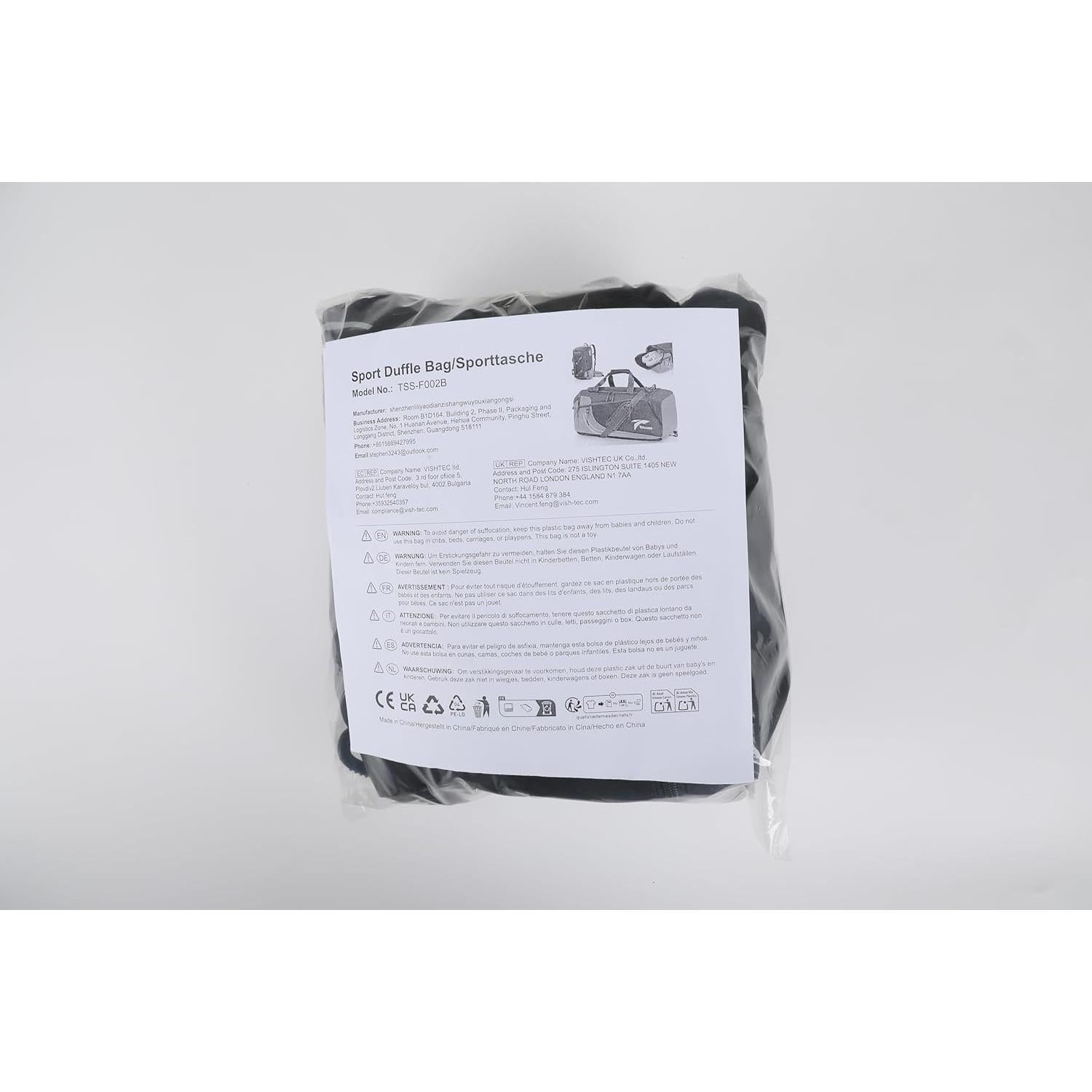 Bolsa de Gimnasio Tolaccea 45L Unisex con Compartimentos