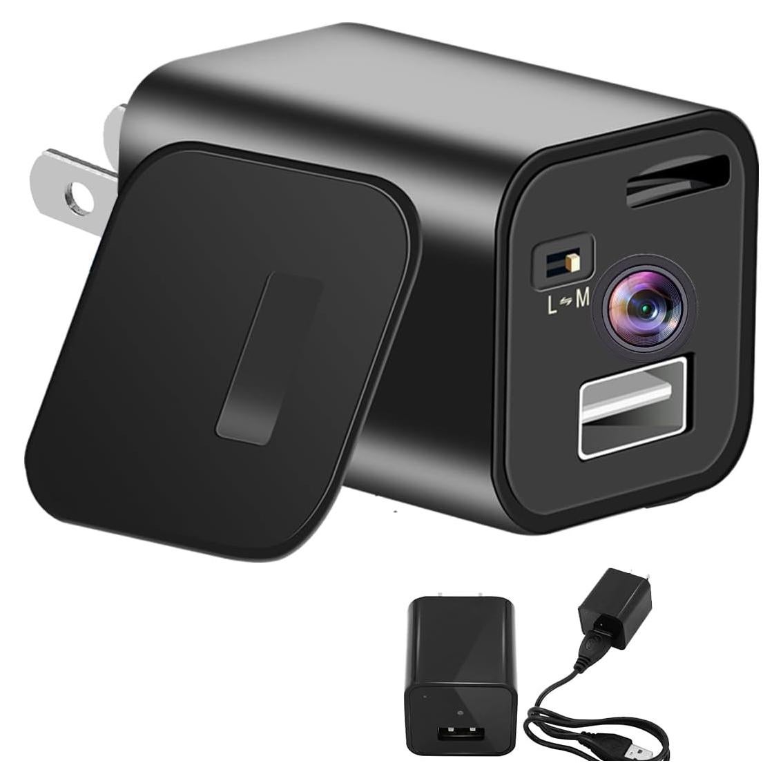 Cámara Oculta 1080P Portátil con Cargador - lo.baby.ve