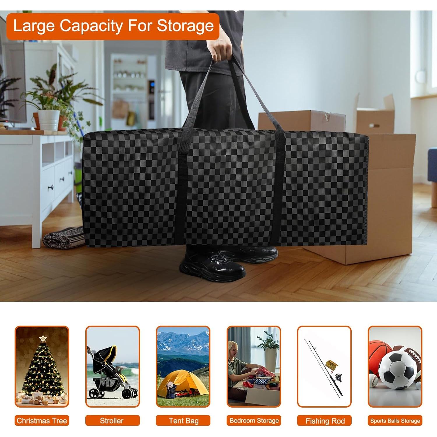 Bolsa de Deporte Nomiou 120L Plegable Tela a Cuadros