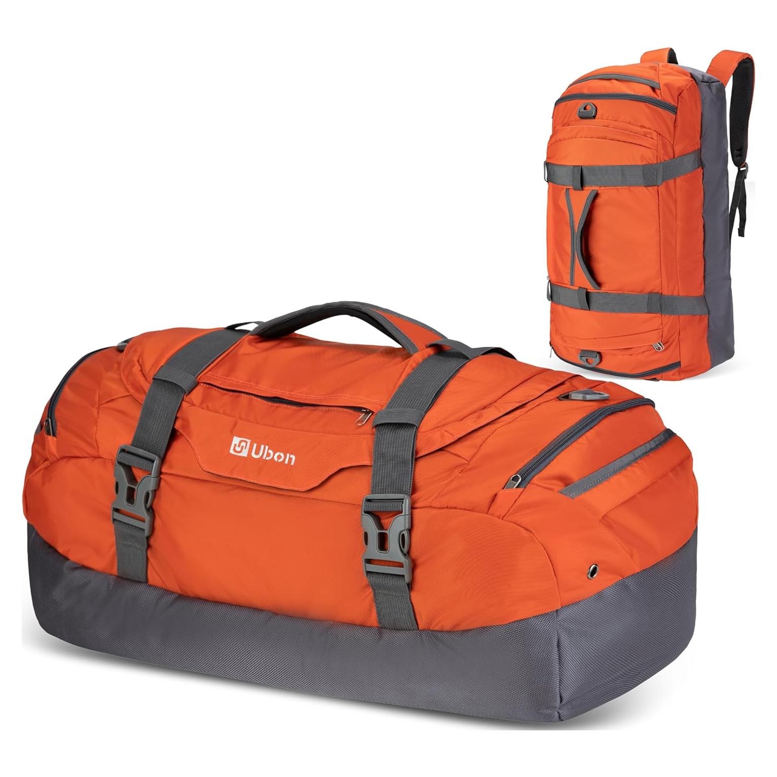 Bolsa de viaje grande Ubon 45L con compartimentos y correas