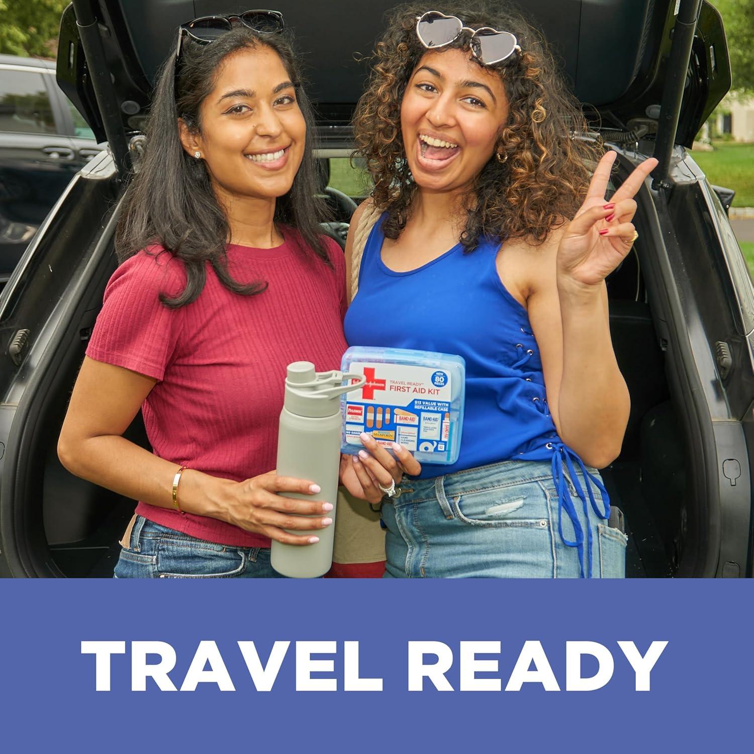 Kit de Primeros Auxilios Portátil Johnson & Johnson 80 Piezas