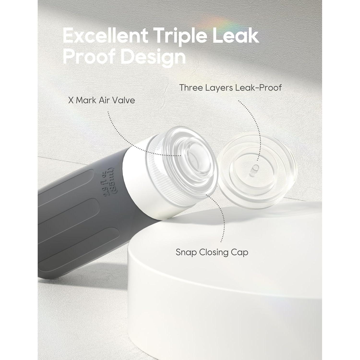 Set de Botellas de Viaje Morfone 16 Piezas Silicona 2oz 3oz